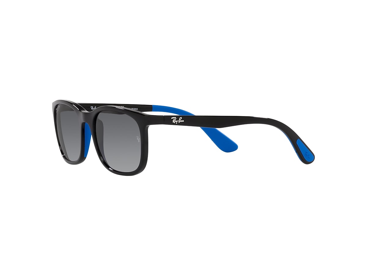 RB9076S KIDS Sunglasses in Black On Blue and Grey - RB9076S | Ray 