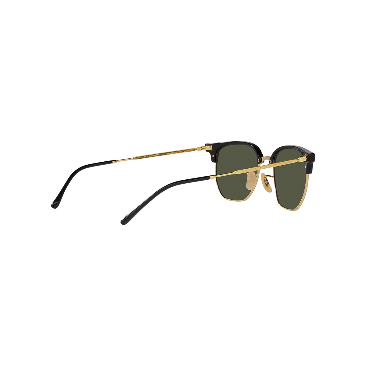 NEW CLUBMASTER Sunglasses in Black On Gold and Green NEW CLUBMASTER Sunglasses in Black On Gold and Green