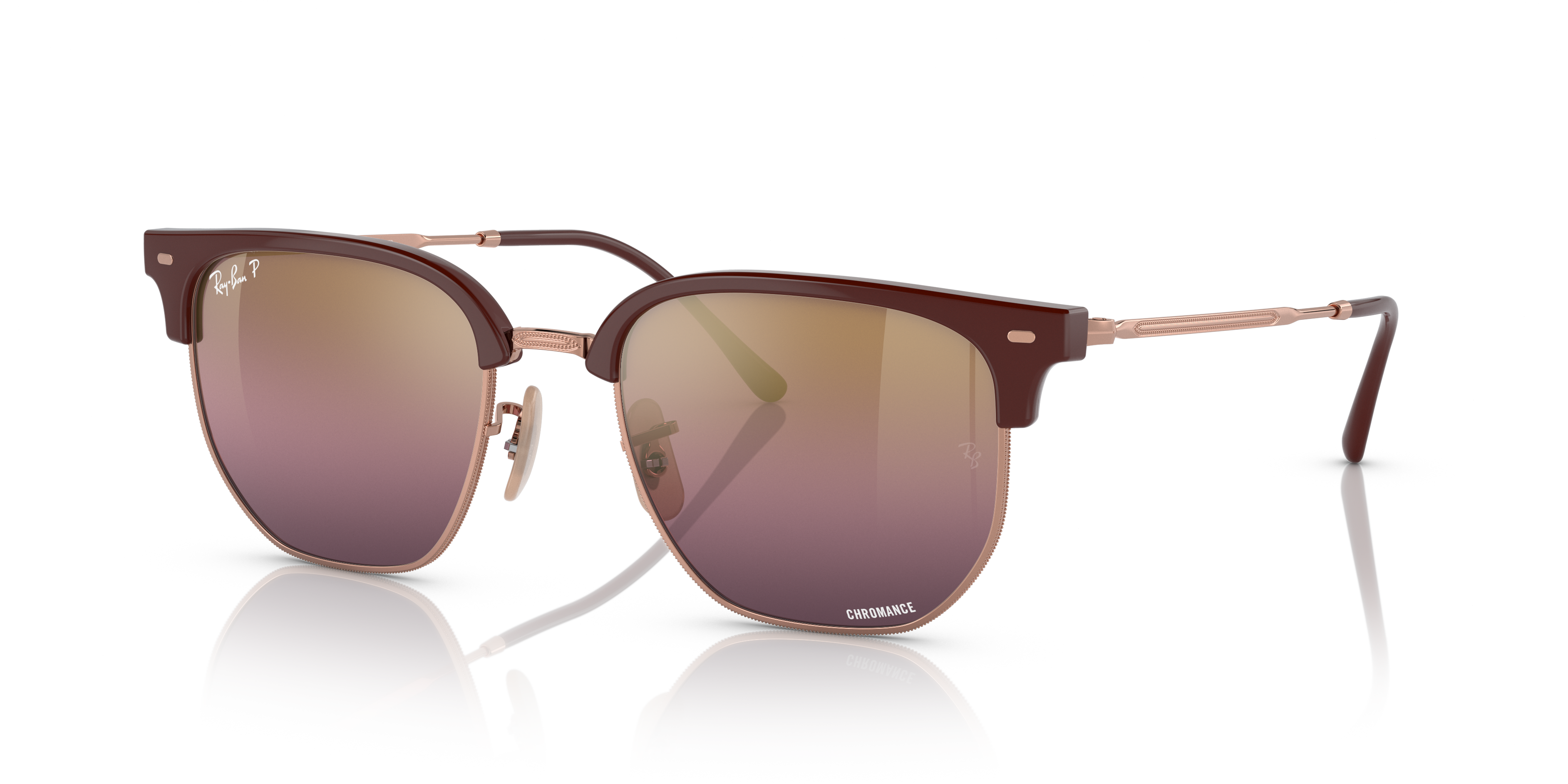 レイバン公式ストア】 Ray-Ban® NEW CLUBMASTER サングラス | ローズ