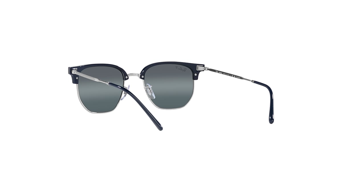 NEW CLUBMASTER Sunglasses in Blue On Silver and Blue 