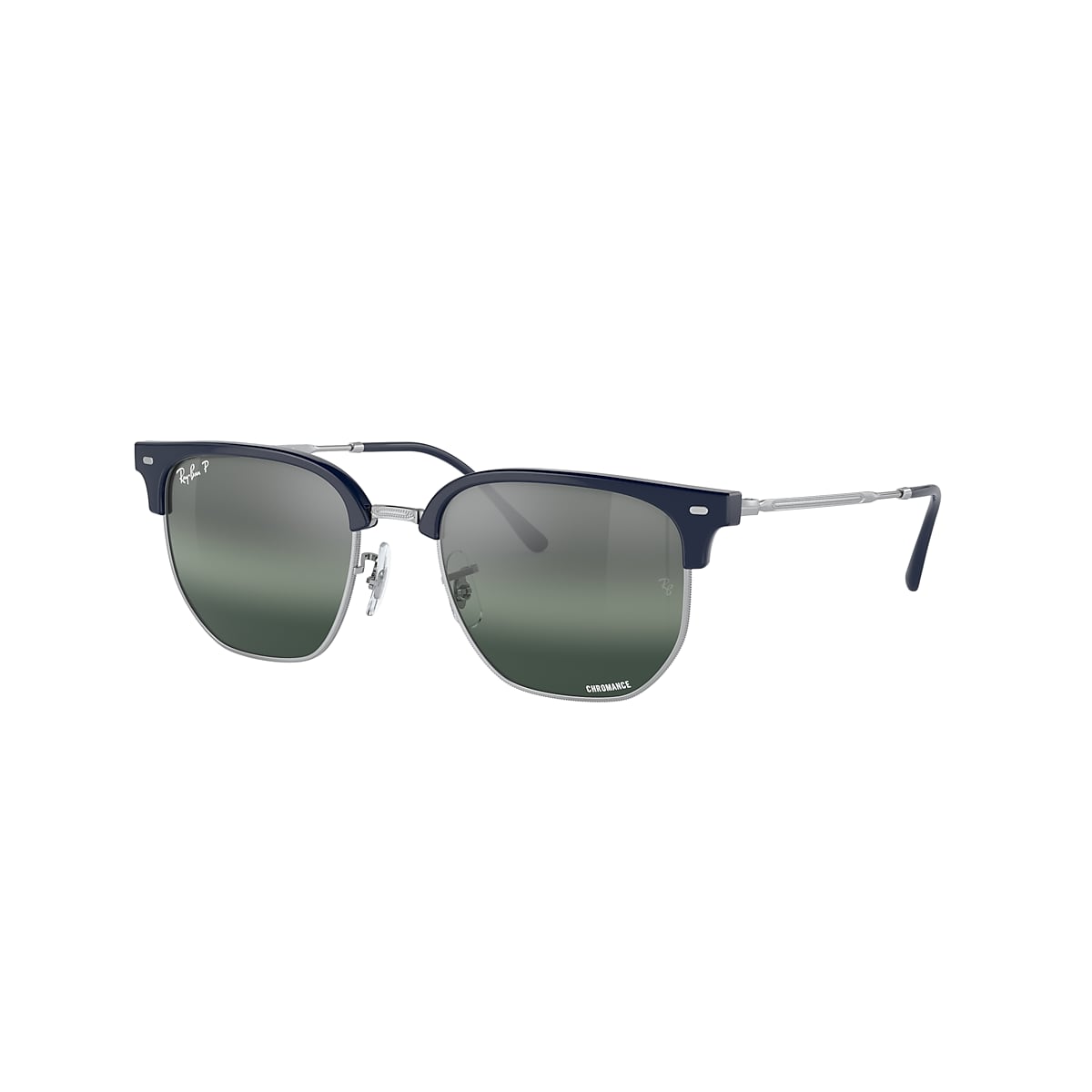 NEW CLUBMASTER Sunglasses in Blue On Silver and Blue - RB4416F 