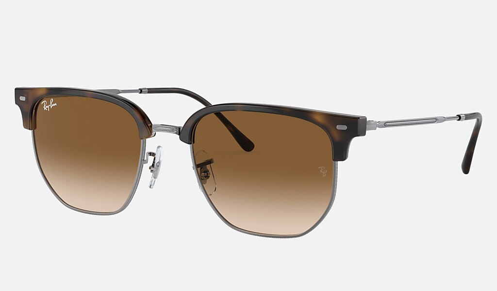 New Clubmaster Sunglasses in Havana and Brown | Ray-Ban®