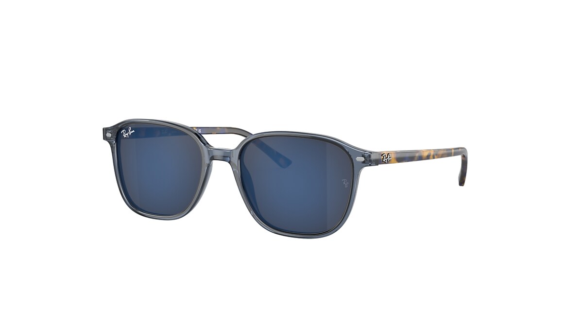 LEONARD Sunglasses in Transparent Dark Blue and Blue - Ray-Ban