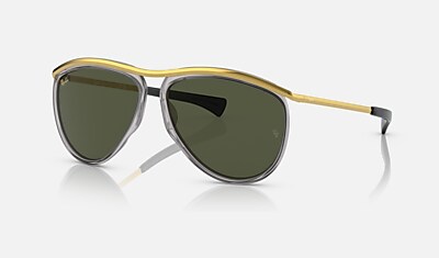 AVIATOR OLYMPIAN Sunglasses in Black and Green - RB2219 | Ray-Ban® US