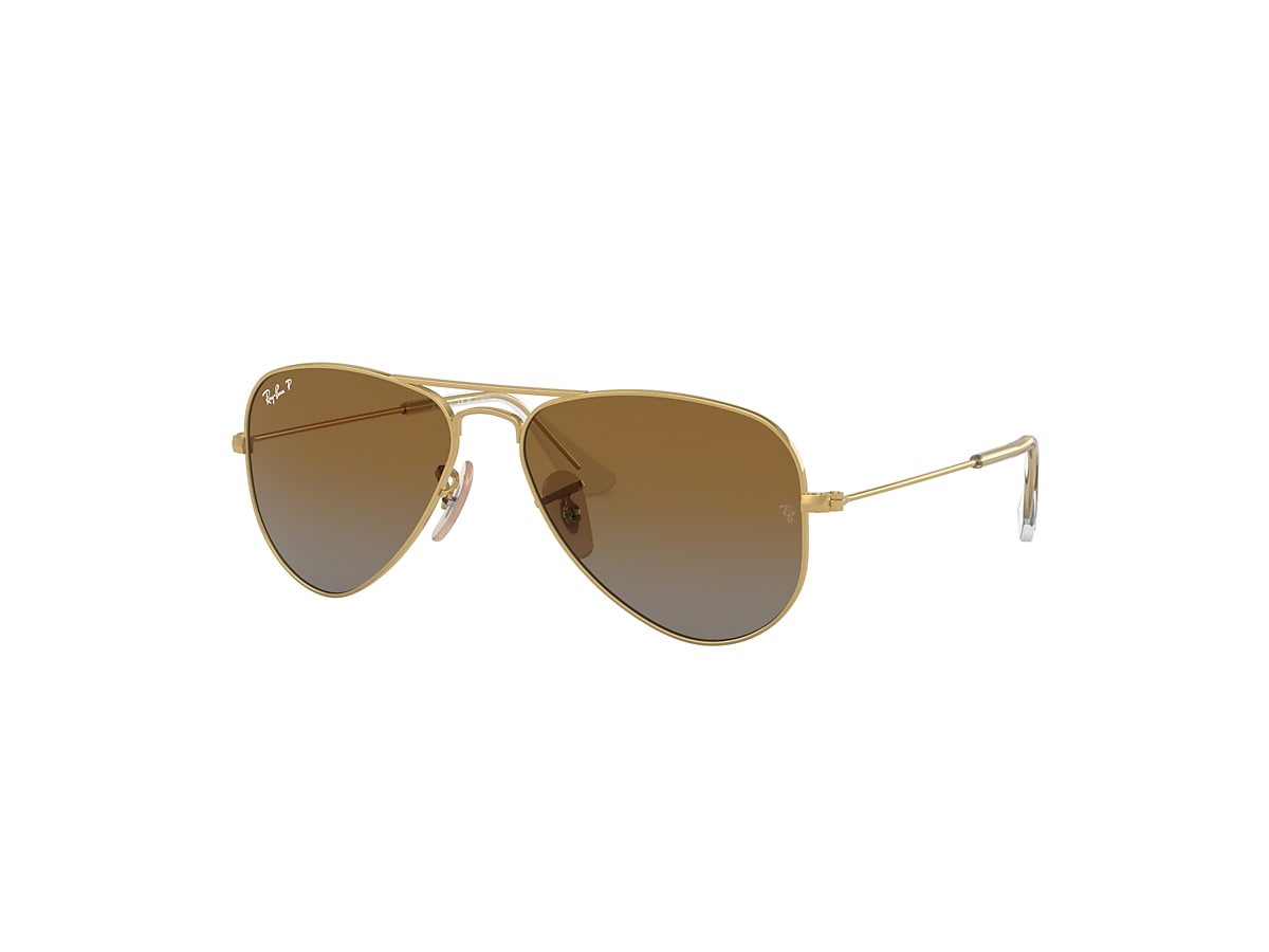 パリコレクション and Gold Arista in Sunglasses KIDS AVIATOR Brown RB9506S - 小物