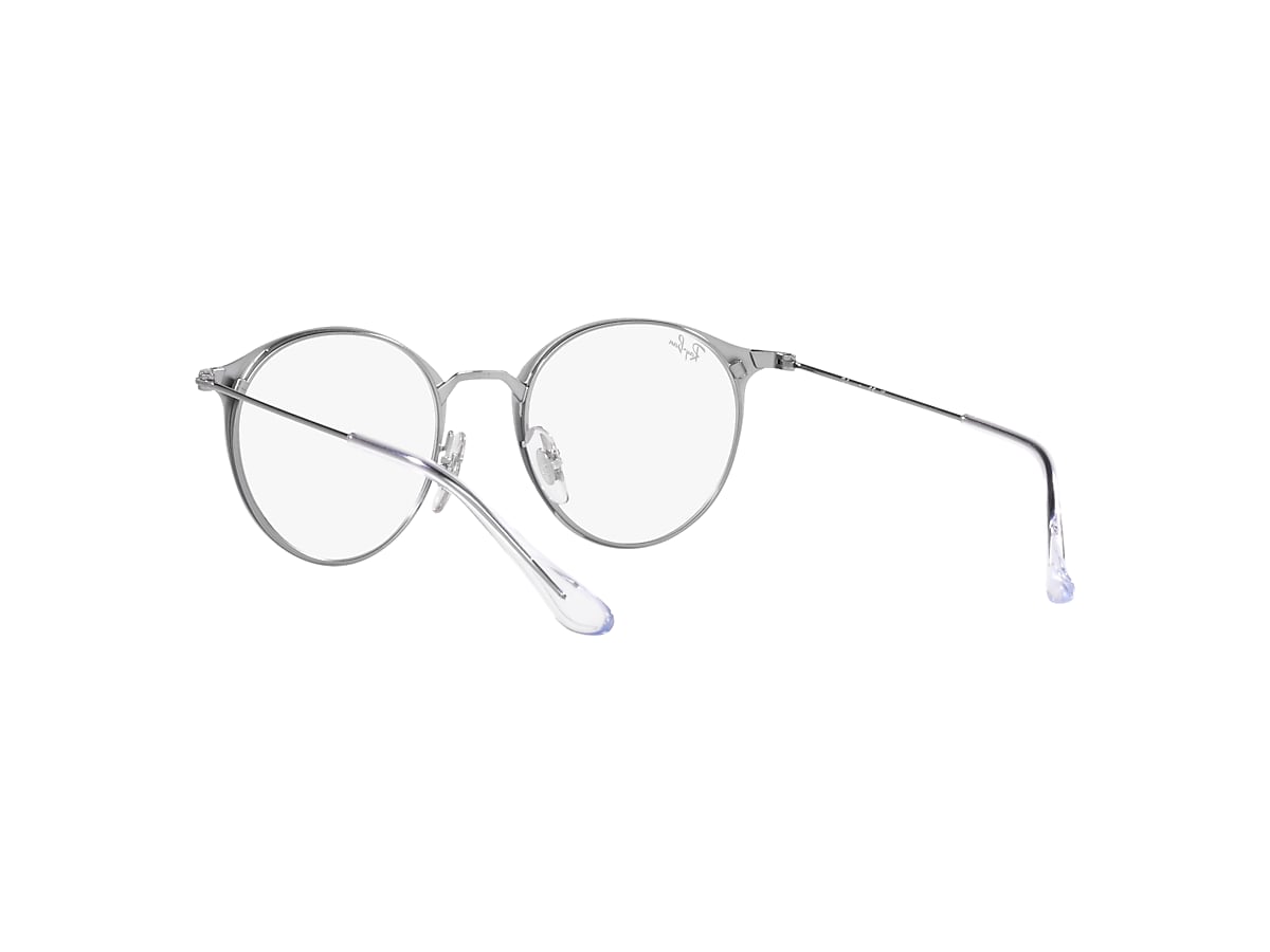 RB1053 OPTICS KIDS Eyeglasses with Green On Silver Frame - RY1053