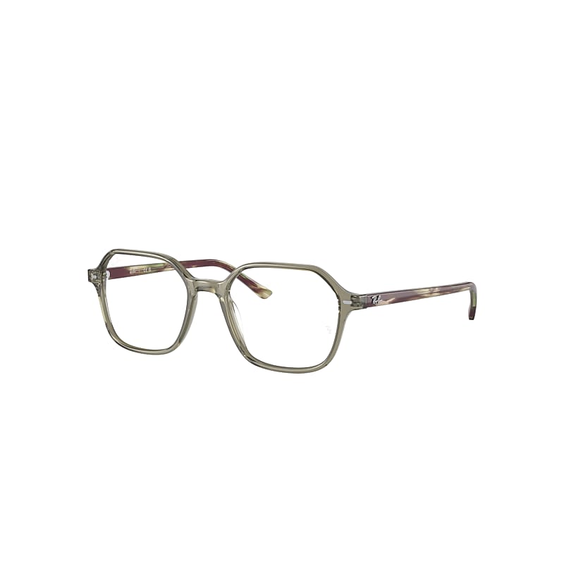 Ray Ban Rx5394 Eyeglasses In Striped Green
