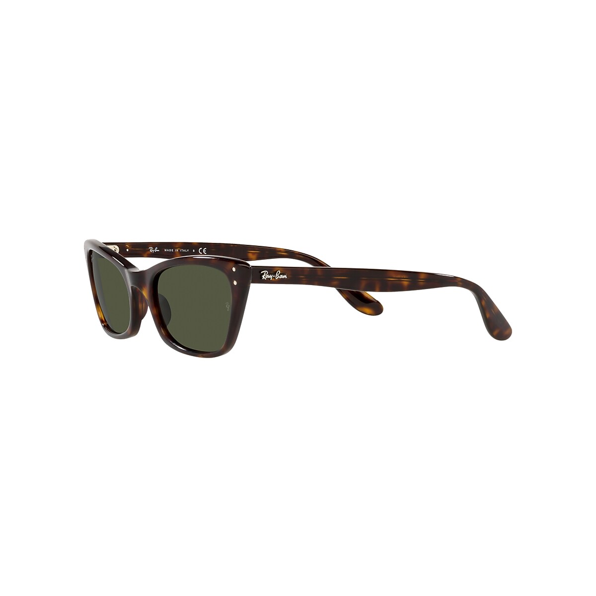 小物 Rayban Lady Burbank 55mm LADY BURBANK Sunglasses in Black and Green - RB2299 | Ray