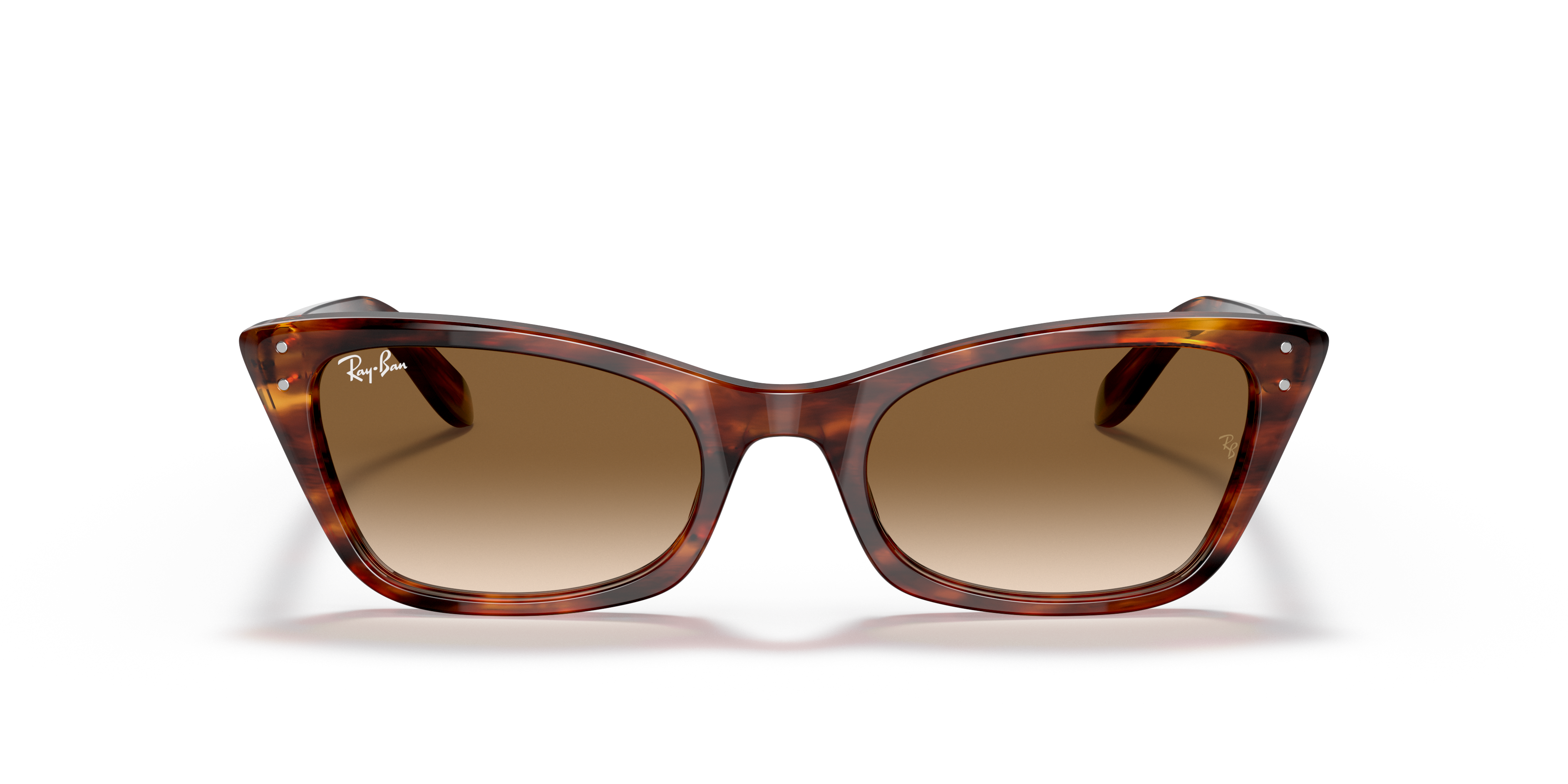Ray-Ban Burbank Sunglasses Striped Havana Frame Brown Lenses 55-20 in Black Womens Sunglasses Ray-Ban Sunglasses 