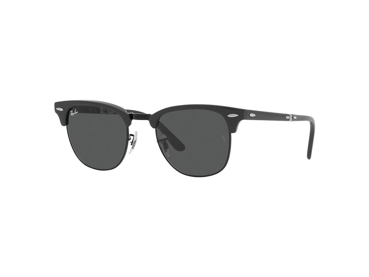 CLUBMASTER FOLDING Sonnenbrillen in Grau auf Schwarz und 