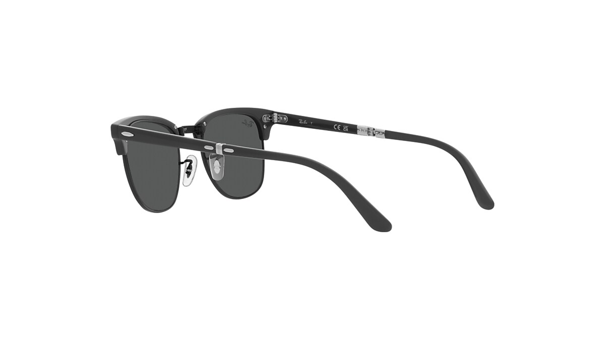 CLUBMASTER FOLDING Sunglasses in Grey On Black and Dark Grey