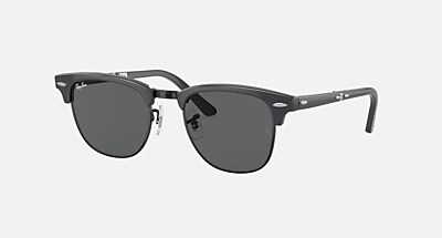 CLUBMASTER FOLDING Sunglasses in Black and Green - RB2176 | Ray-Ban®