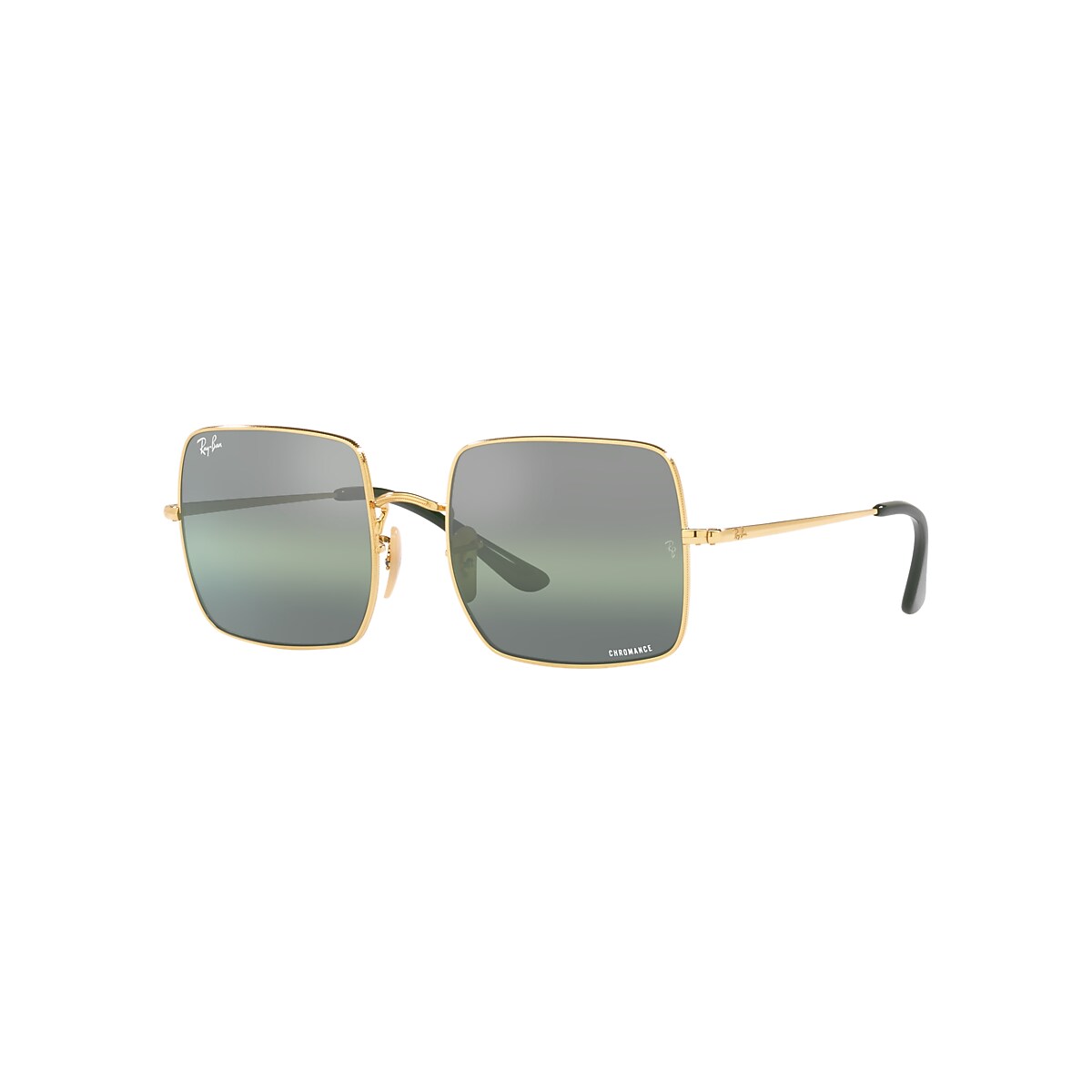 Square 1971 Chromance Sunglasses in Gold and Green - | Ray-Ban® US