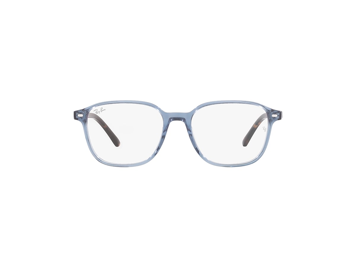 LEONARD OPTICS Eyeglasses with Transparent Blue Frame - RB5393