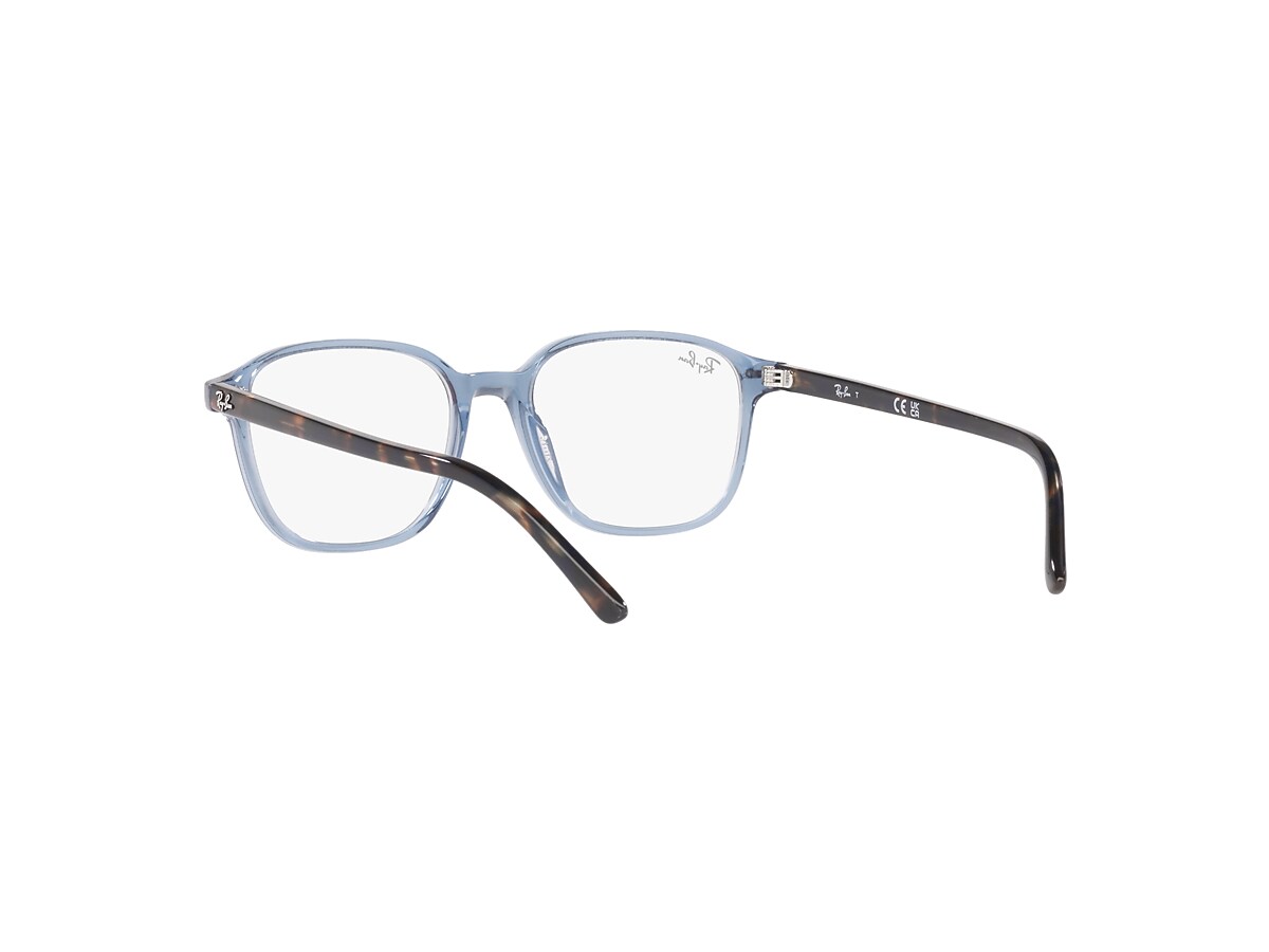 LEONARD OPTICS Eyeglasses with Transparent Blue Frame - RB5393