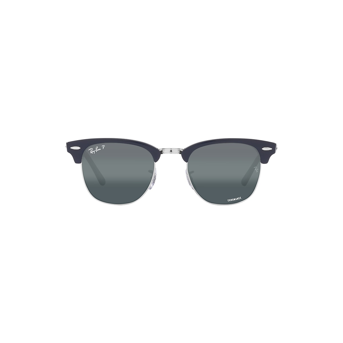 metgezel Kruipen domesticeren Clubmaster Chromance Sunglasses in Blue On Silver and Silver/Blue | Ray-Ban®