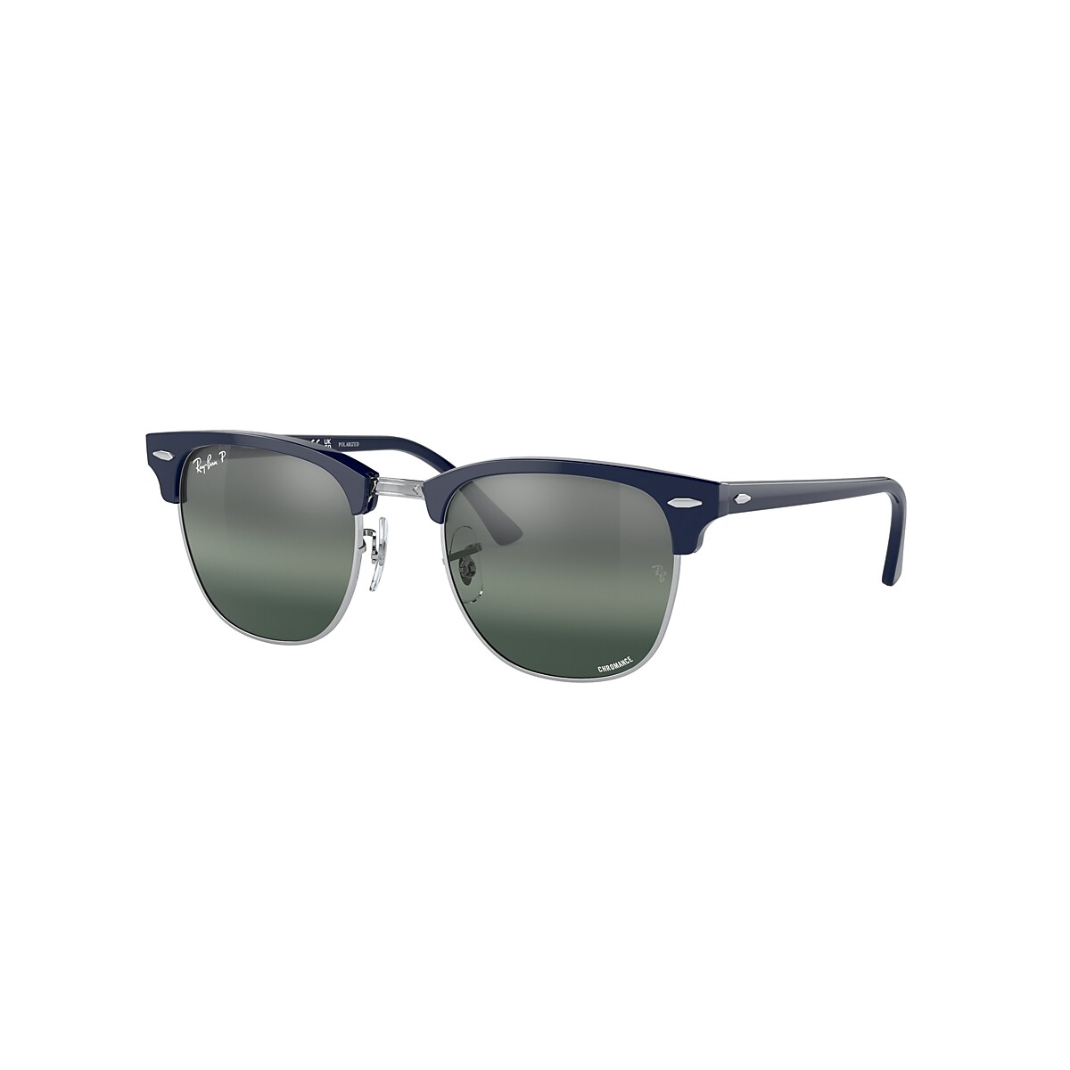 CLUBMASTER CHROMANCE Sunglasses in Blue On Silver and Silver/Blue 