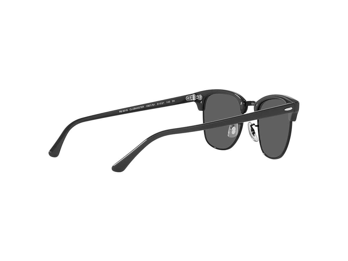 Ray-Ban RB3016 CLUBMASUTER ブラック Ray-Ban RB3016 Clubmaster Classic L (51 - 21) with Black