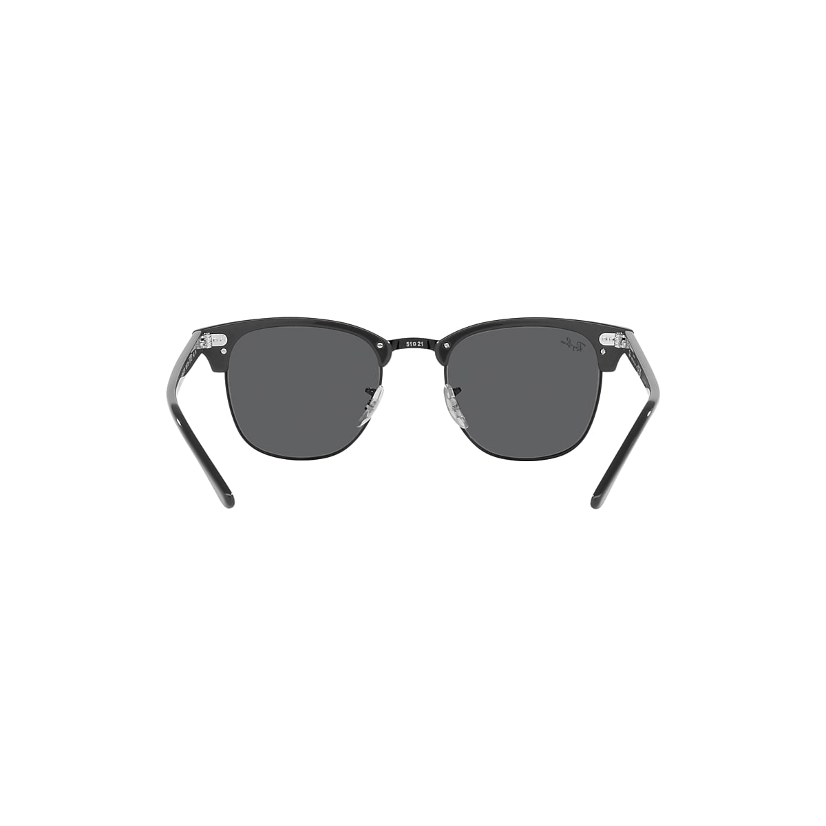 レイバン公式ストア】 Ray-Ban® CLUBMASTER CLASSIC サングラス | シルバー上にブラック X イエロー - RB3016