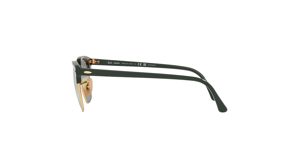CLUBMASTER CHROMANCE Sunglasses in Green On Gold and Silver/Green - RB3016  | Ray-Ban® US