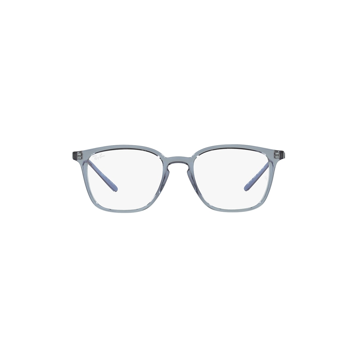 RB7185 OPTICS Eyeglasses with Transparent Dark Blue Frame 