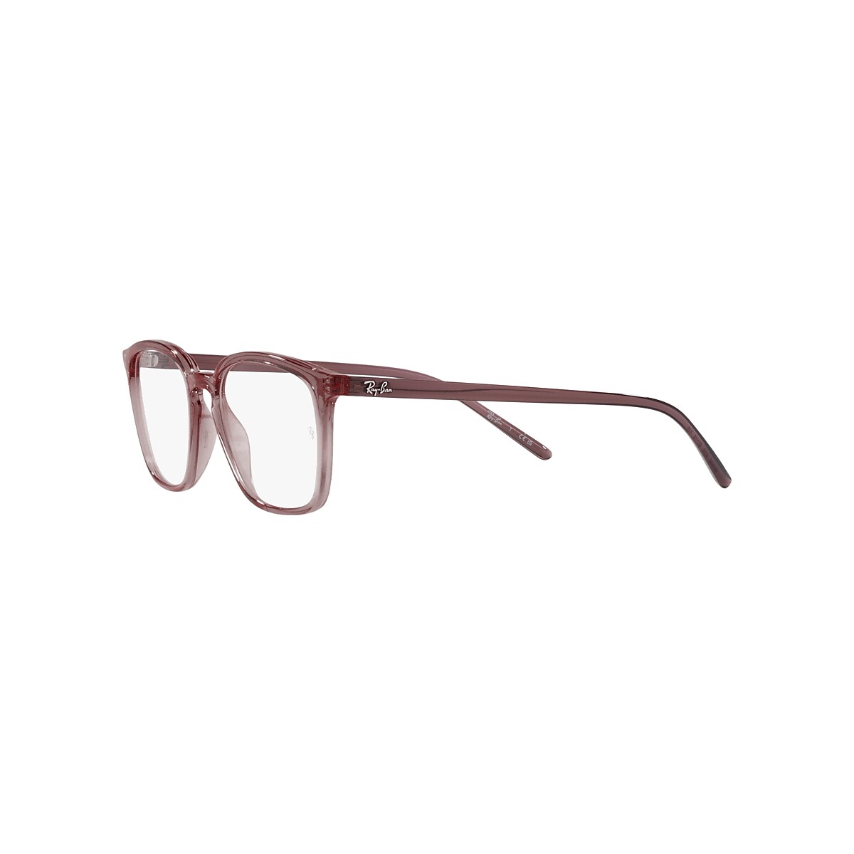 RB7185 OPTICS Eyeglasses with Transparent Brown Frame - RB7185F 