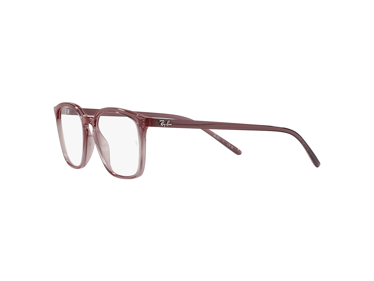 RB7185 OPTICS Eyeglasses with Transparent Brown Frame - RB7185F