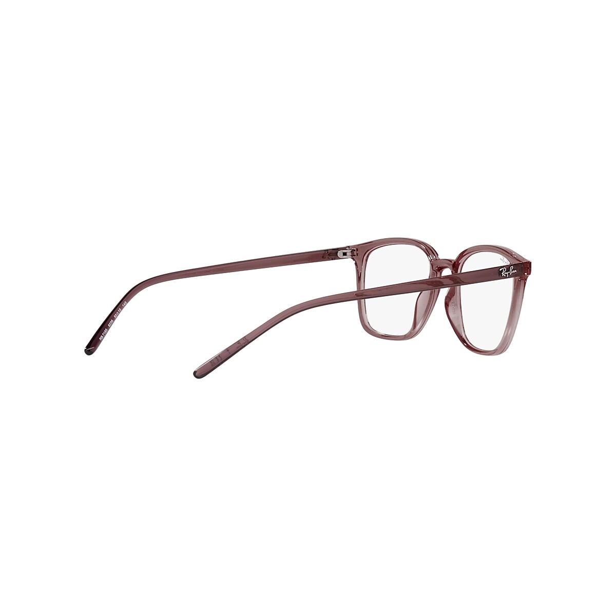 RB7185 OPTICS Eyeglasses with Transparent Brown Frame - RB7185F 
