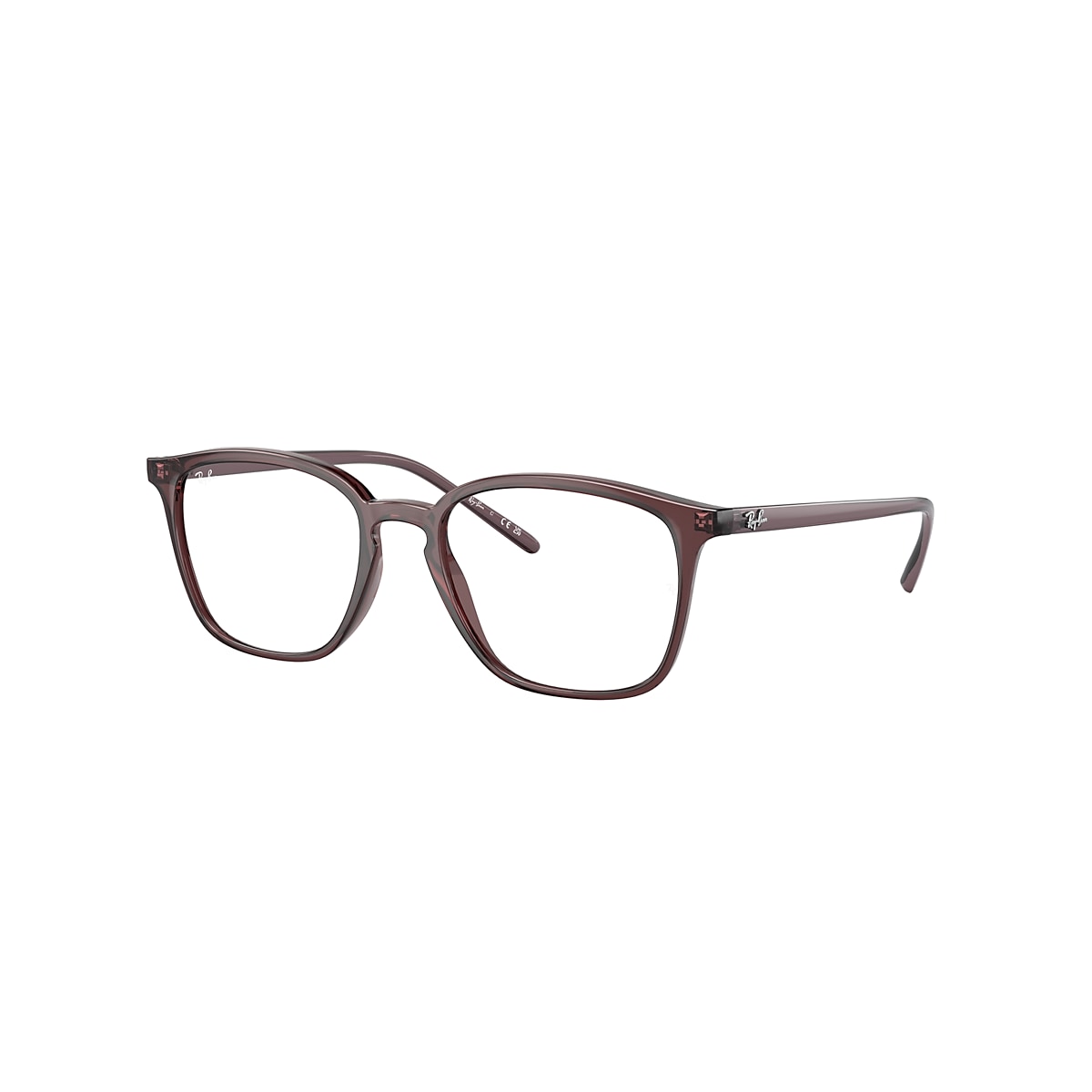 RB7185 OPTICS Eyeglasses with Transparent Brown Frame