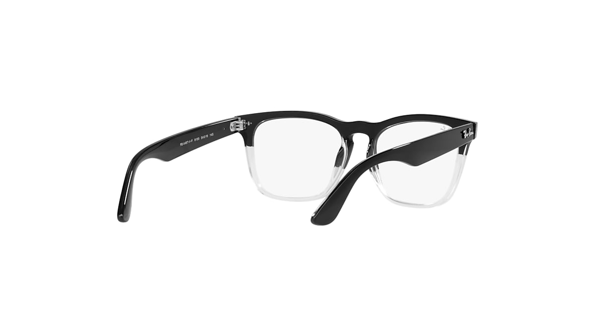 レイバン公式ストア】 Ray-Ban® STEVE OPTICS メガネ | 透明上に