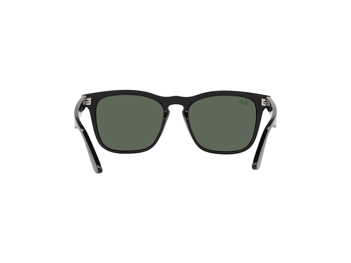 STEVE Sunglasses in Black and Dark Green - RB4487F | Ray-Ban