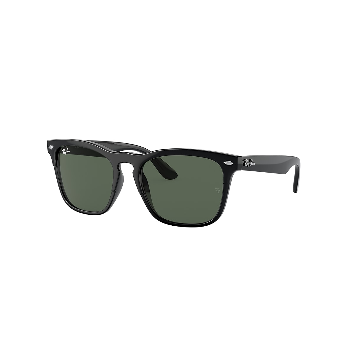STEVE Sunglasses in Black and Dark Green - RB4487F | Ray-Ban® US