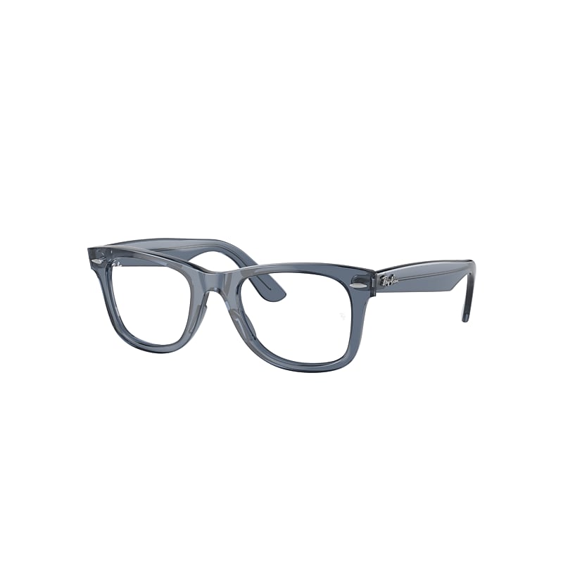 Ray Ban Rx4340v Eyeglasses In Transparent Blue