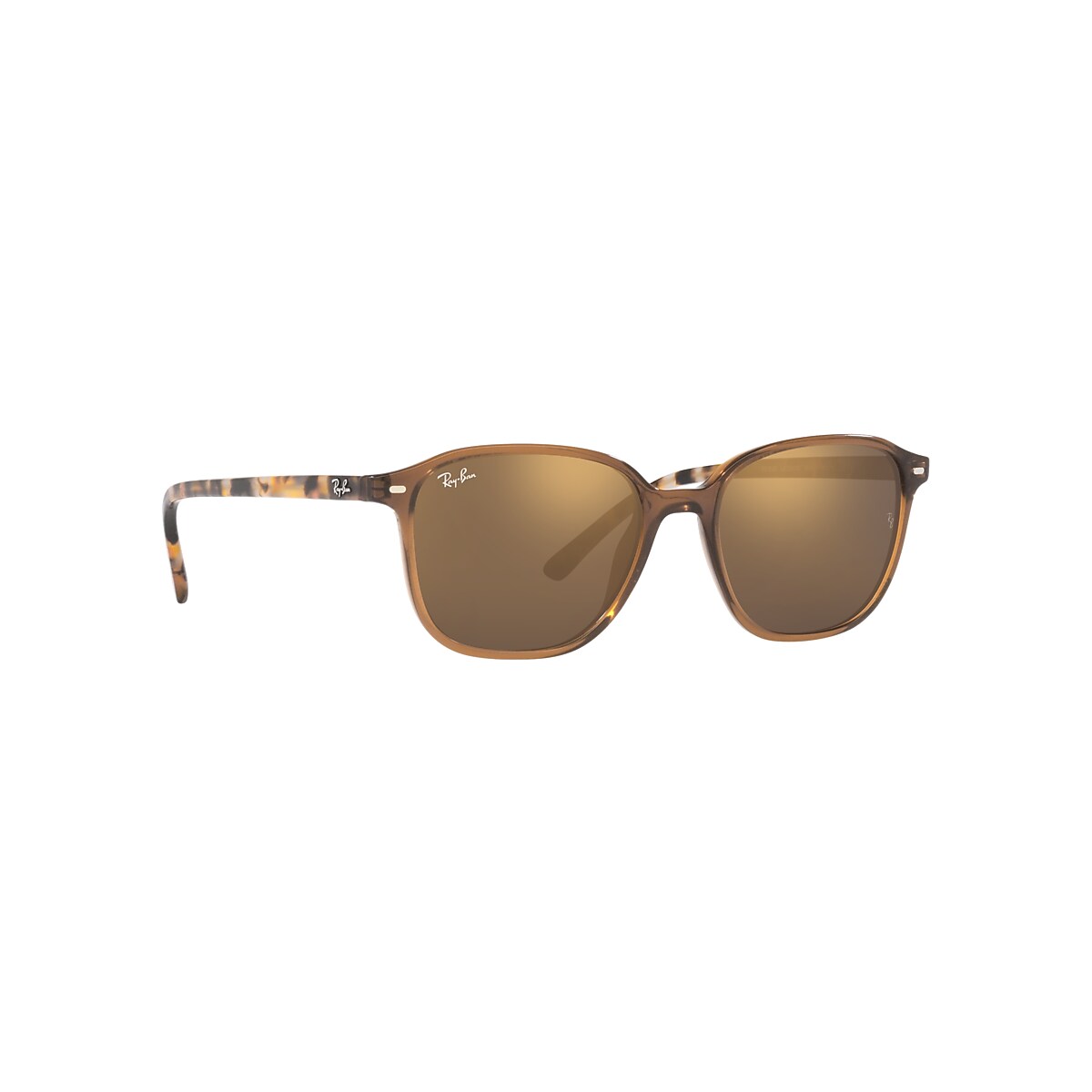 LEONARD Sunglasses in Transparent Brown and Light Brown - RB2193F