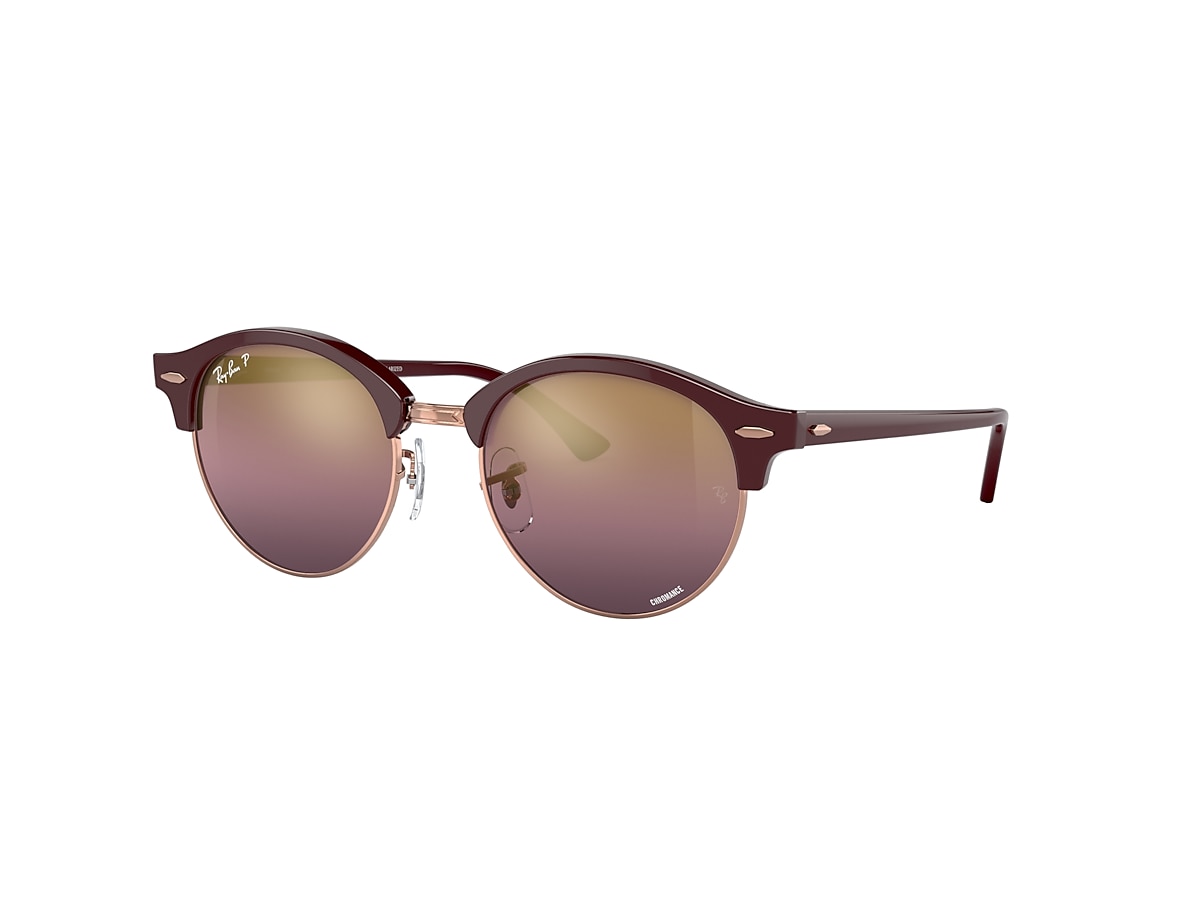 CLUBROUND CHROMANCE Sunglasses in Bordeaux On Rose