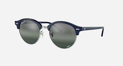 【Ray-Ban】 CLUBROUND CLASSIC RB4246 901 CLUBROUND CLASSIC Sunglasses in Brown Havana and B-15 Brown