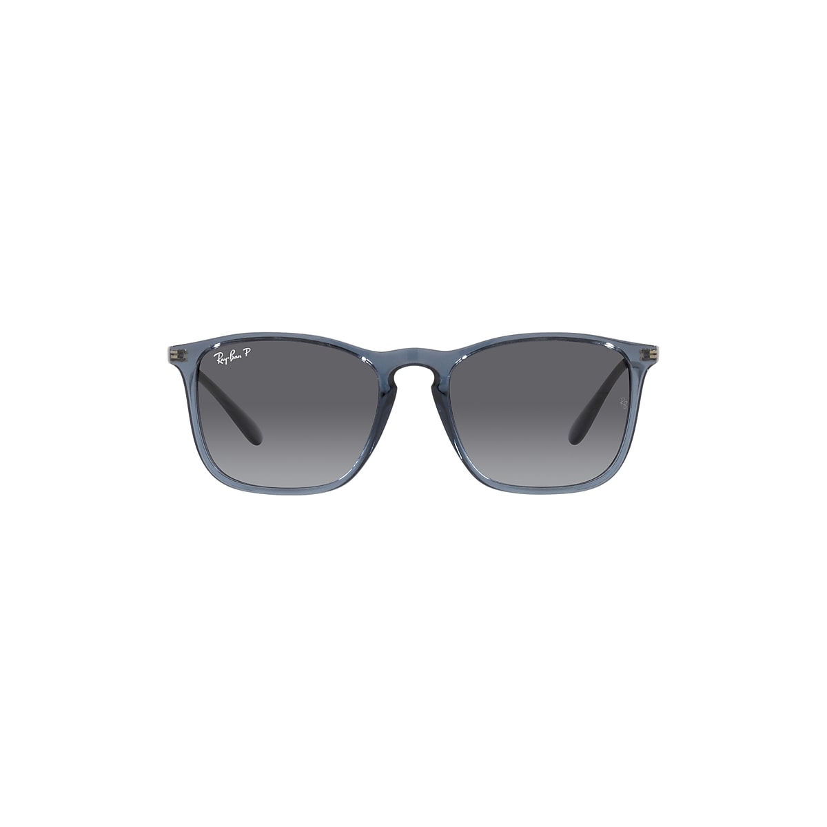 CHRIS Sunglasses in Transparent Blue and Grey - RB4187 - Ray-Ban