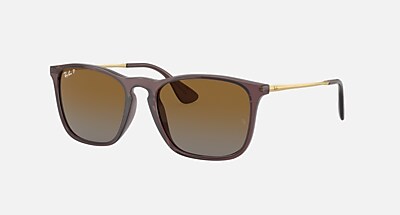 CHRIS Sunglasses in Black and Grey - RB4187 | Ray-Ban®
