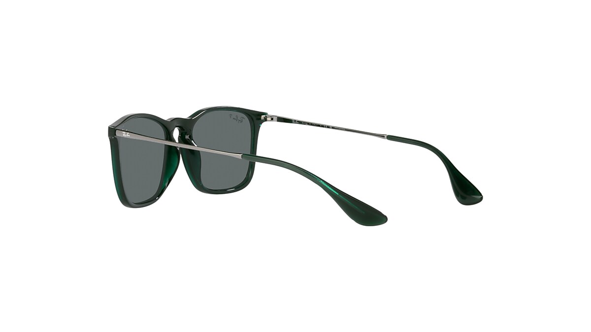 CHRIS Sunglasses in Transparent Green and Grey - RB4187F | Ray-Ban® CA