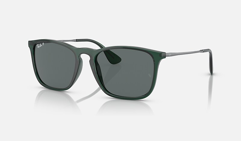 CHRIS Sunglasses in Transparent Green and Grey - RB4187F | Ray-Ban® US