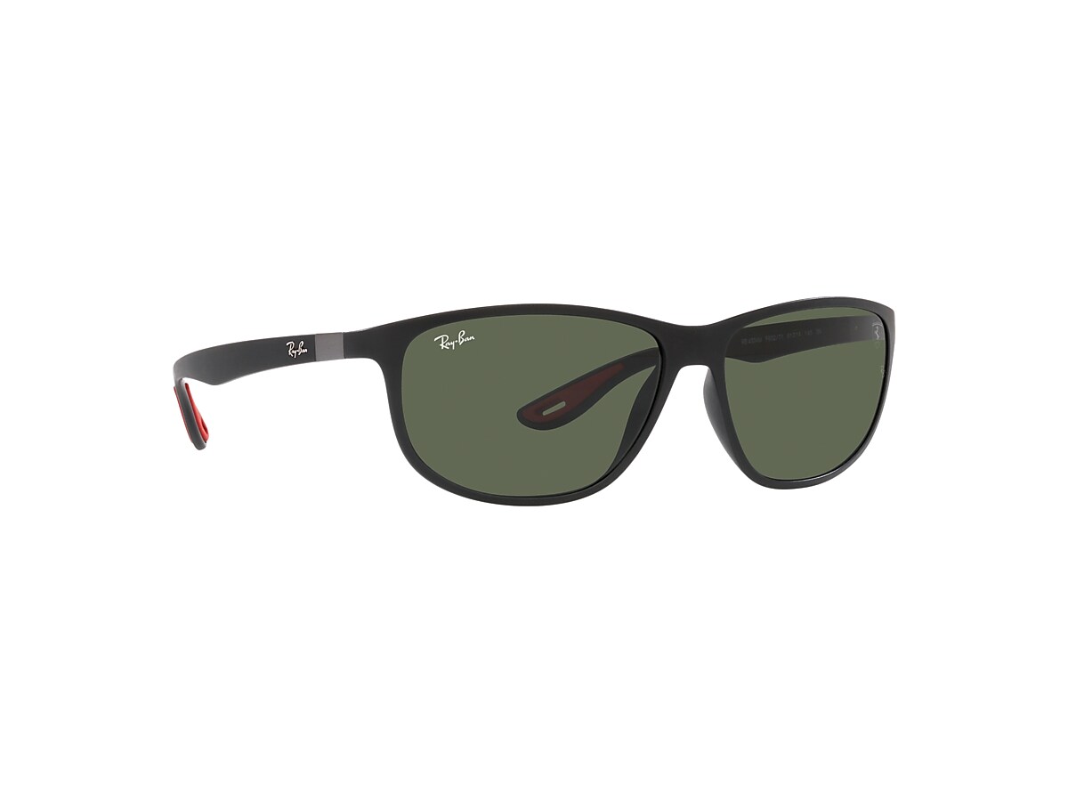 RB4394M SCUDERIA FERRARI COLLECTION Sunglasses in Black and Green