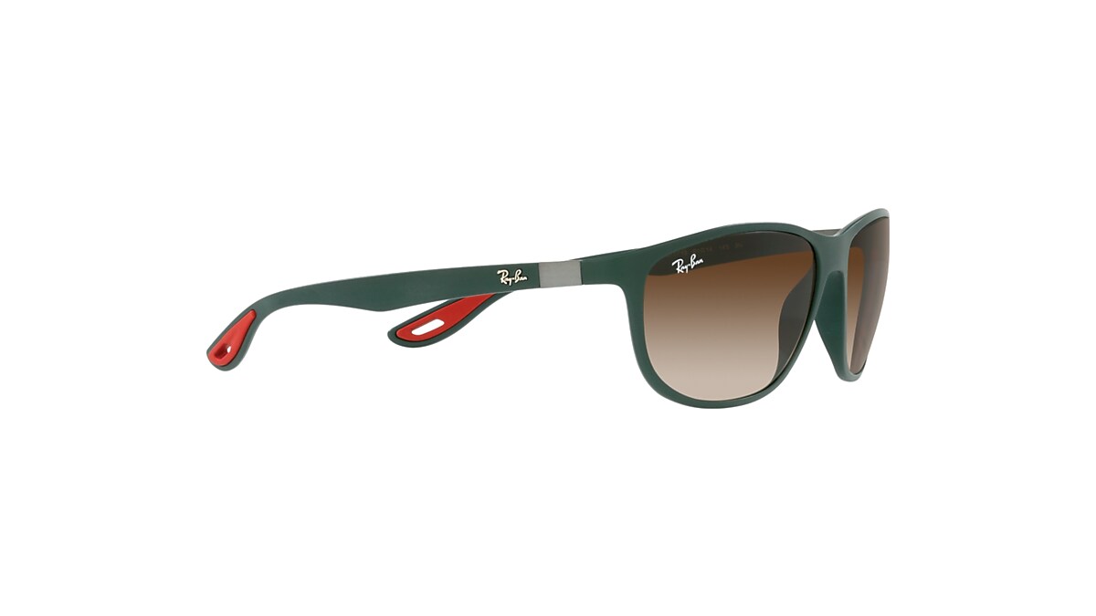 RB4394M SCUDERIA FERRARI COLLECTION Sunglasses in Green and Brown