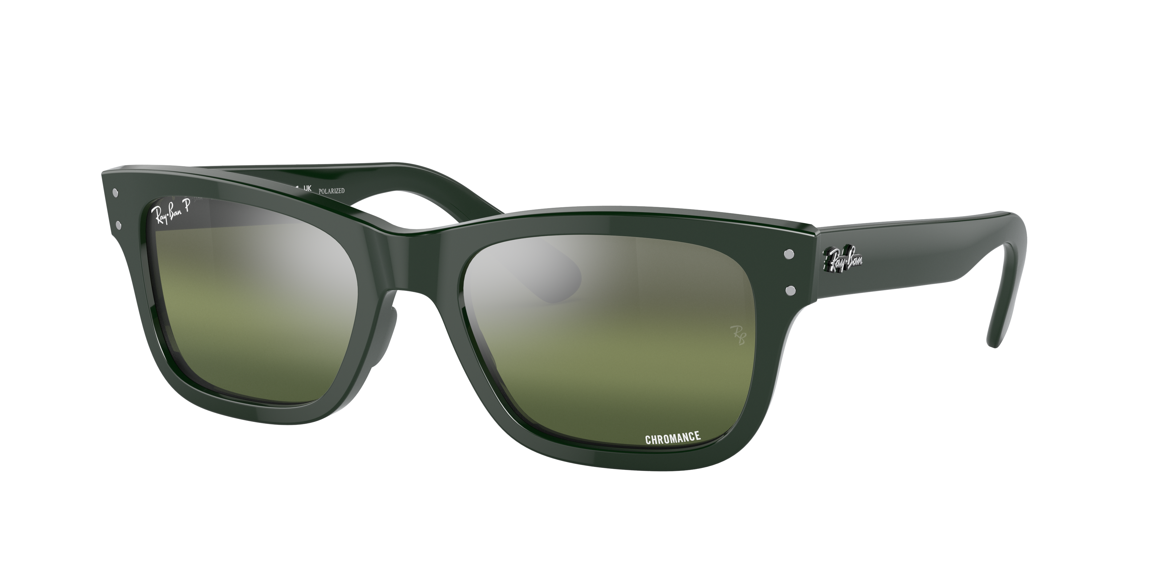 Save 24% Womens Sunglasses Ray-Ban Sunglasses Ray-Ban Burbank Sunglasses Frame Green Lenses Polarized in Black 