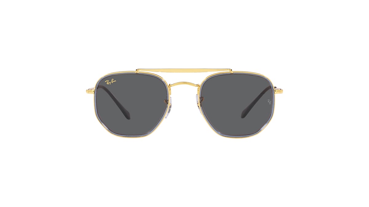 Ray-Ban レイバン MARSHAL II MARSHAL II Sunglasses in Gold and Dark Grey - RB3648M | Ray