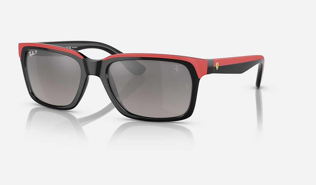 Rb4393m Scuderia Ferrari Collection Sunglasses in Black On Red and Grey |  Ray-Ban®