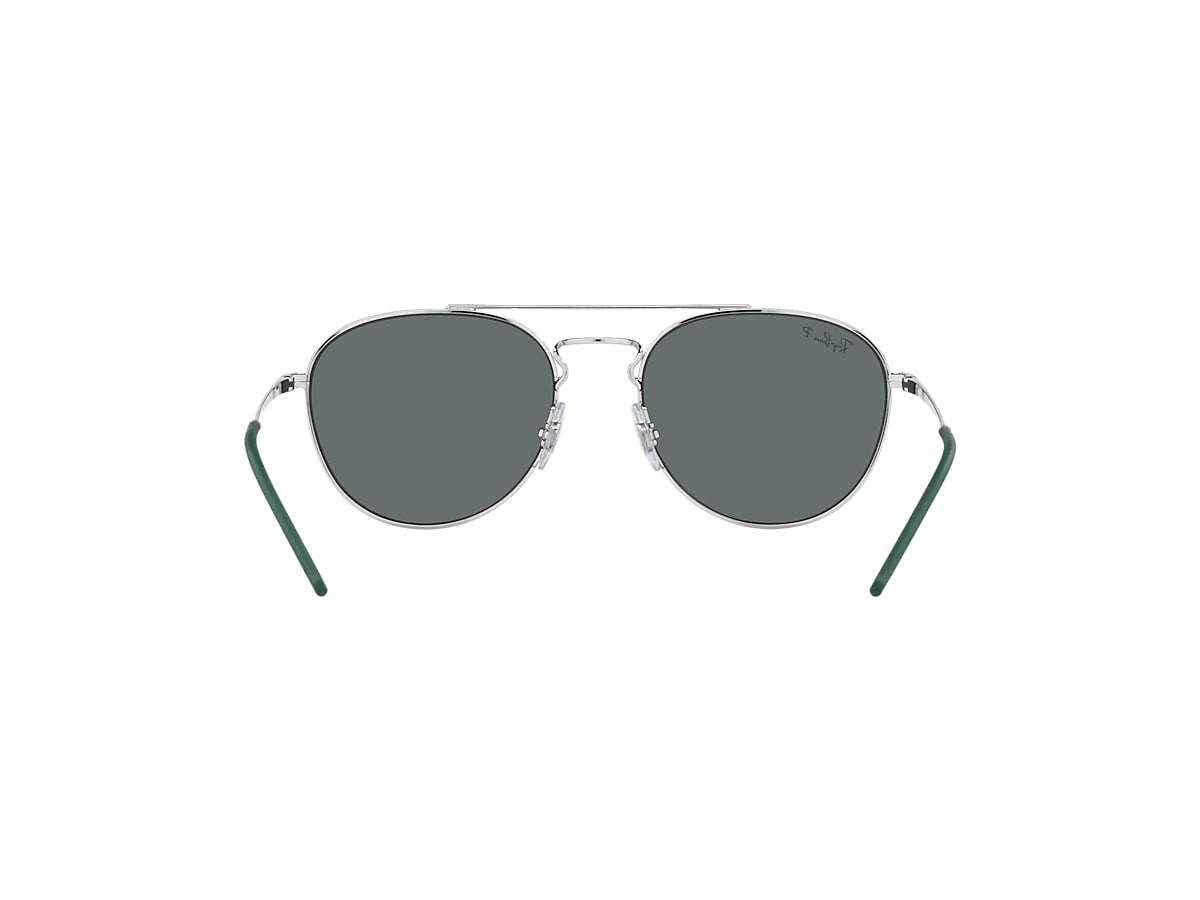 Ray-Ban RB3589 55mm Adult Phantos Sunglasses - Grey Lens RB3589 Sunglasses in Silver and Dark Grey Polarized - RB3589  main image 2