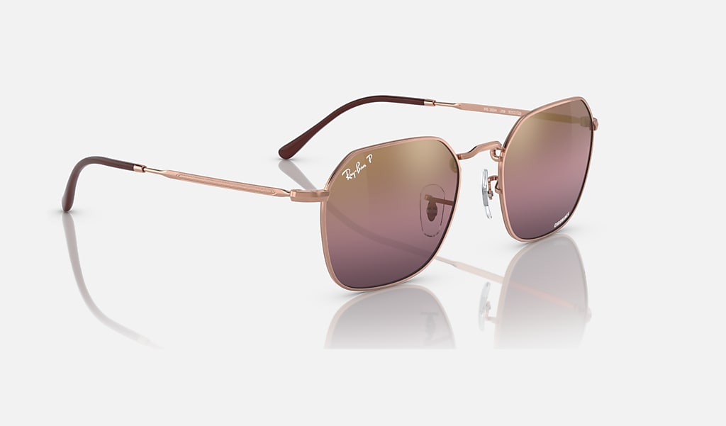 Jim Sunglasses in Rose Gold and Gold/Red | Ray-Ban®