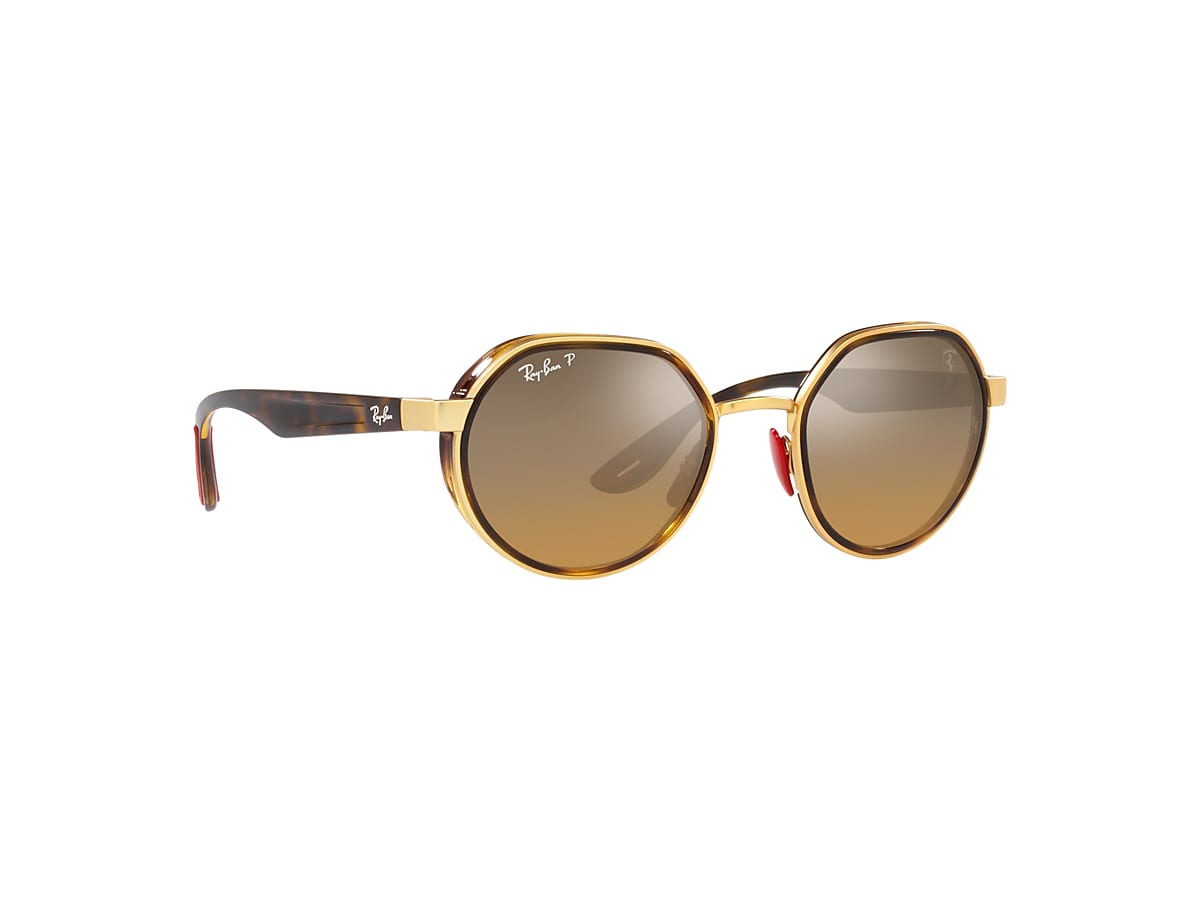Fifth Dear Do not RB3703M SCUDERIA FERRARI COLLECTION Sunglasses in Gold and Brown/Grey -  RB3703M | Ray-Ban® US