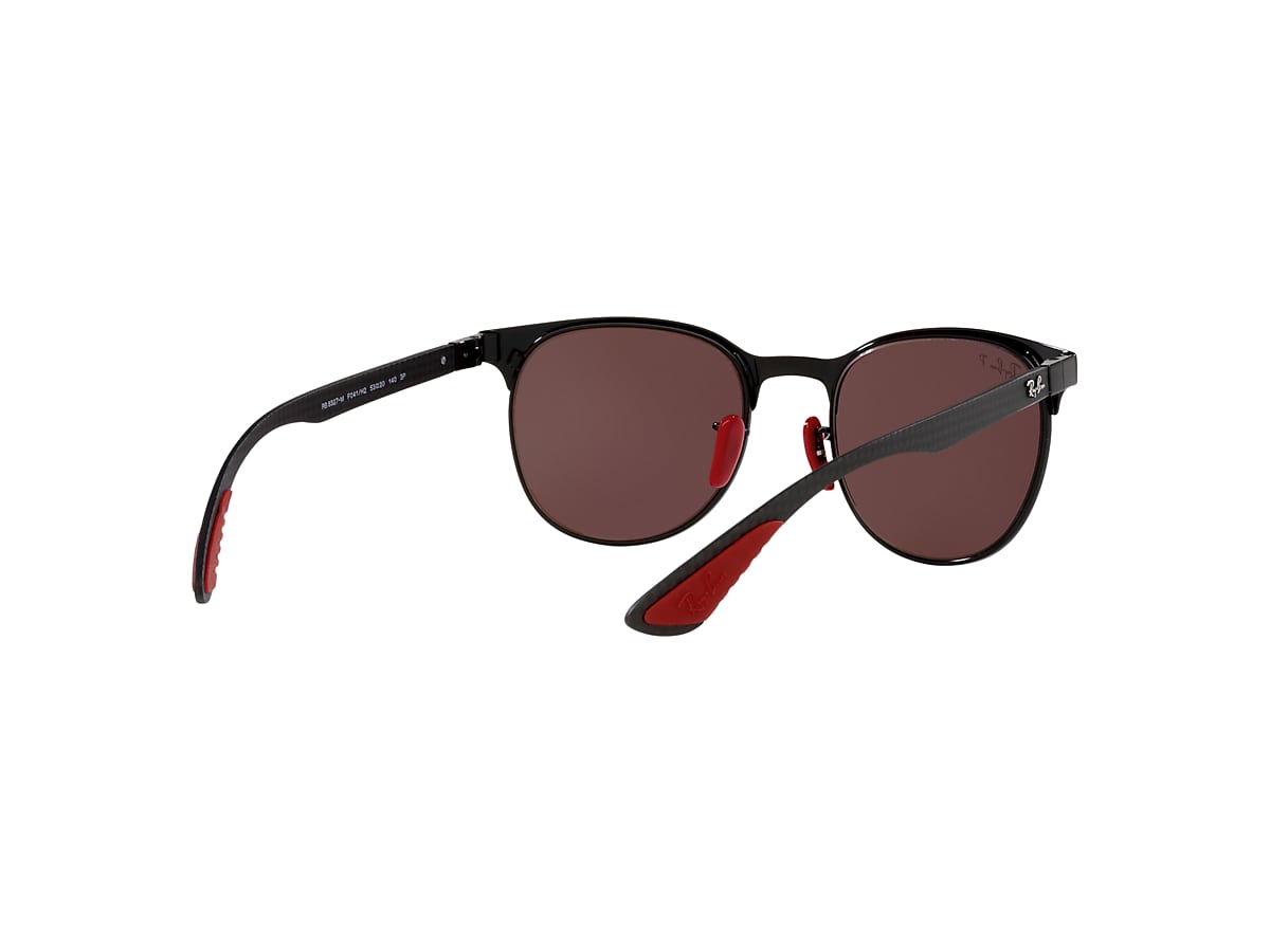 RB8327M SCUDERIA FERRARI COLLECTION Sunglasses in Black and Purple