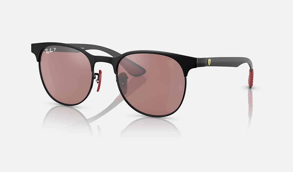 Benadering eeuw Ongepast Rb8327m Scuderia Ferrari Collection Sunglasses in Black and Purple/Silver |  Ray-Ban®